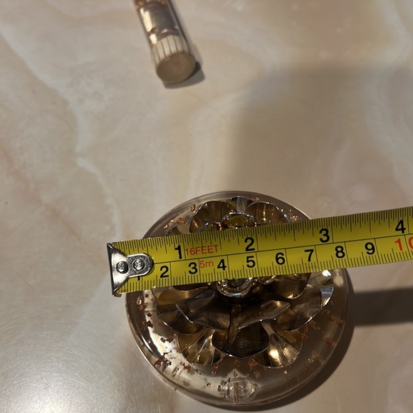 Vintage lucite Candle With Holder - Picture 12 of 12